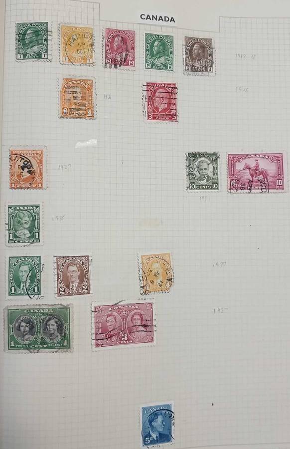 Canada & Newfoundland selection, 1888 and later