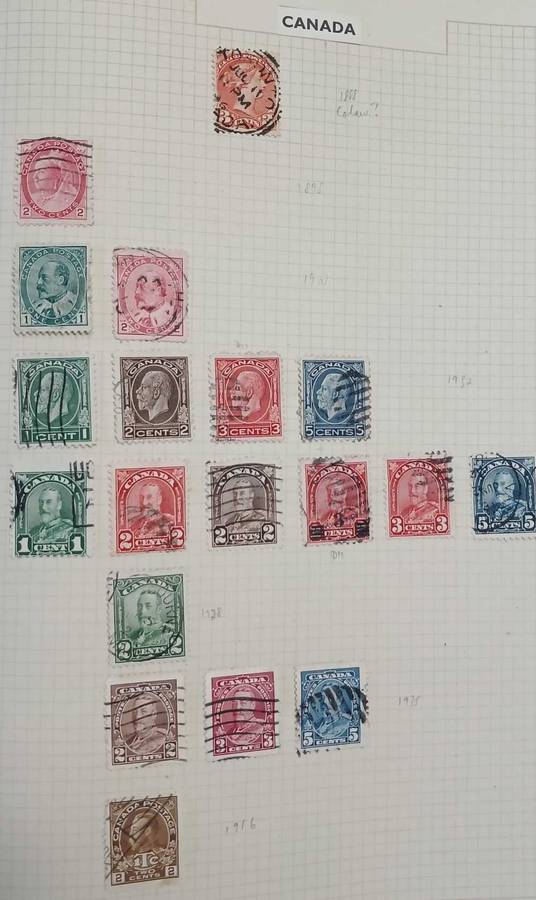 Canada & Newfoundland selection, 1888 and later