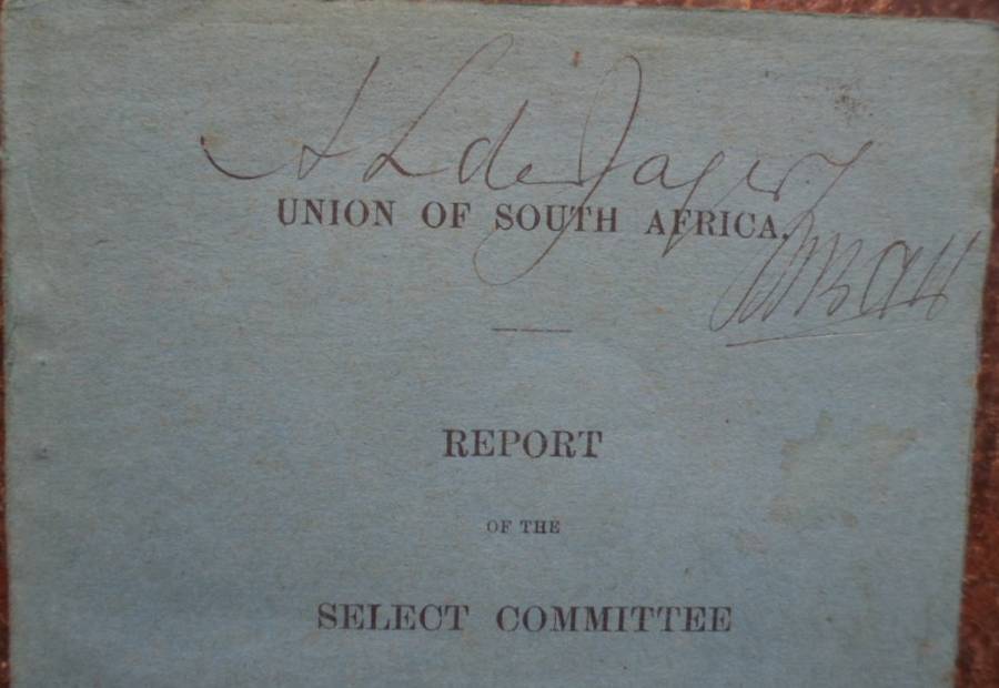 Report on the "Working of the Electorial Act, 1918".
