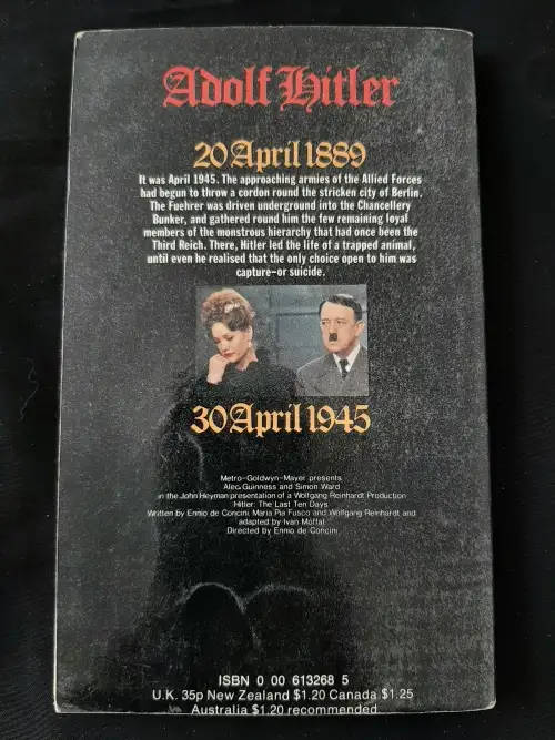 Hitler. The last ten days. - Warren Tute.