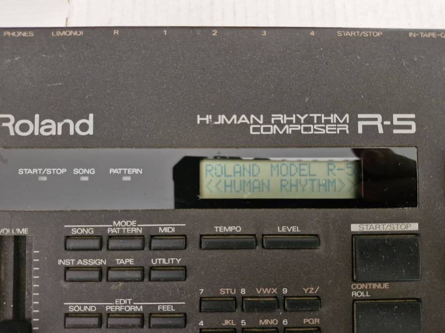 Roland R-5 - Human Rhythm Composer Drum Machine - with Power Supply - Vintage