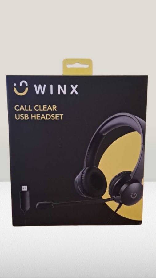 WINX CALL Clear 2.0 USB Headset - Black