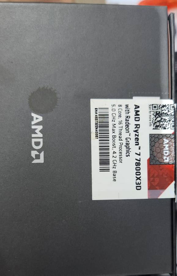AMD Ryzen 7 7800x3D CPU