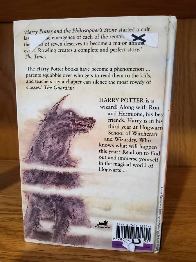 Harry Potter and the Prisoner of Azkaban First (1st) Edition by J K Rowling Hardcover