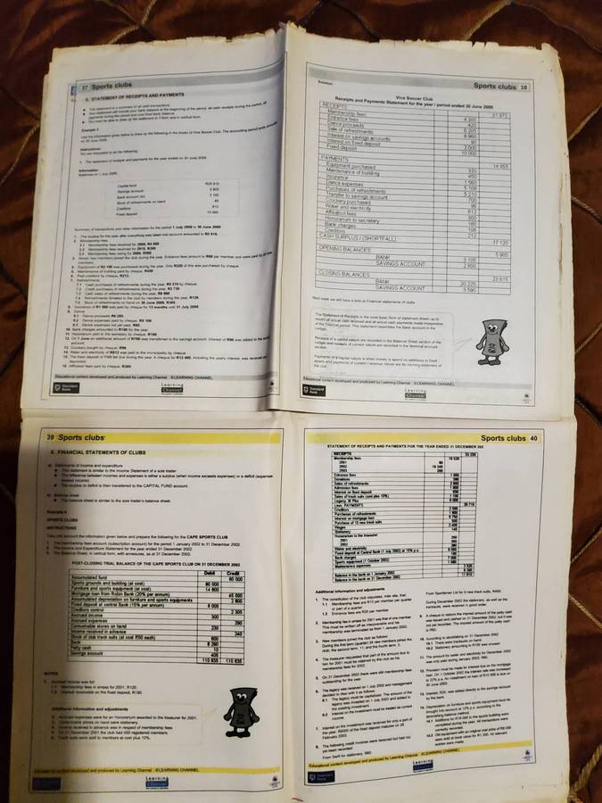 Matric Matters Accounting Notes by The Learning Channel Newspaper