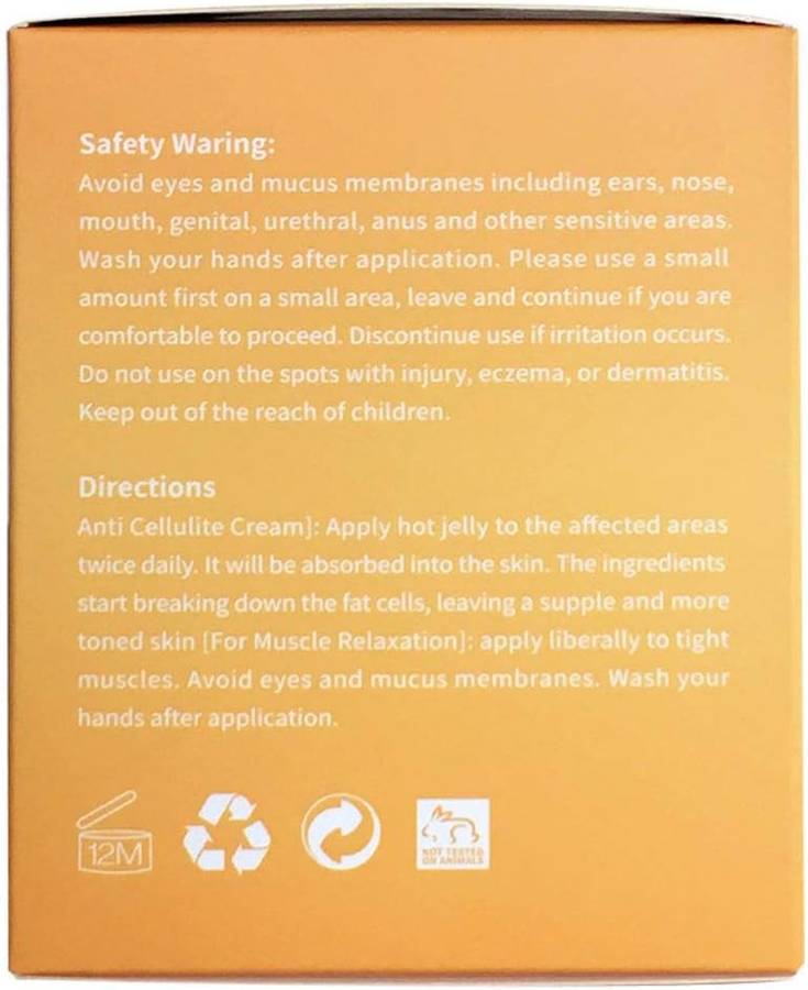 Hot Cellulite and Massage Cream