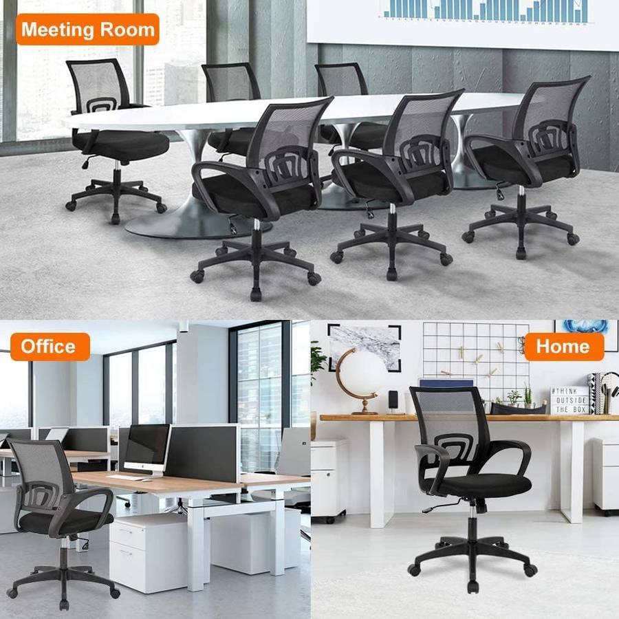 Office Chair Ergonomic Computer Chair Home Armchair Task Study Typist Chair