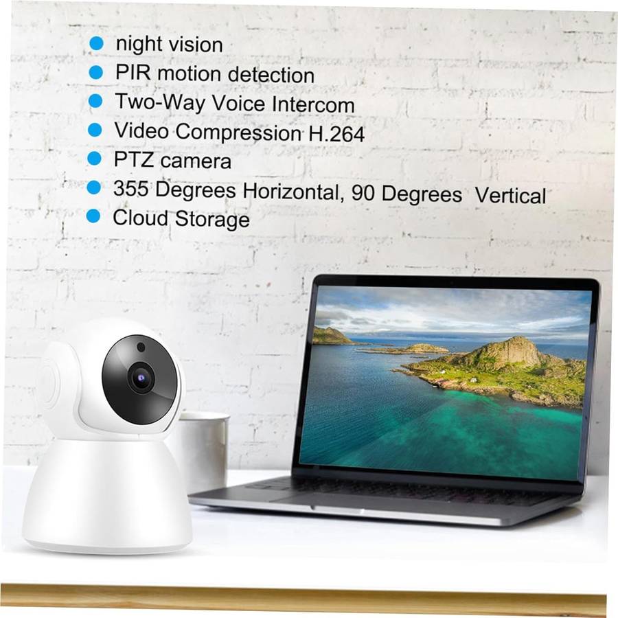 Boss Full HD Smart WiFi Wireless Camera 2-Way Intercom With Motion Detect