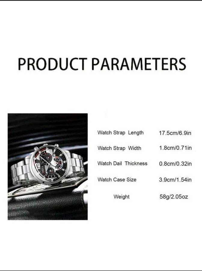 2pcs men watch