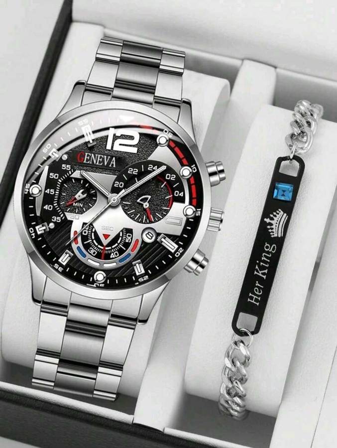 2pcs men watch