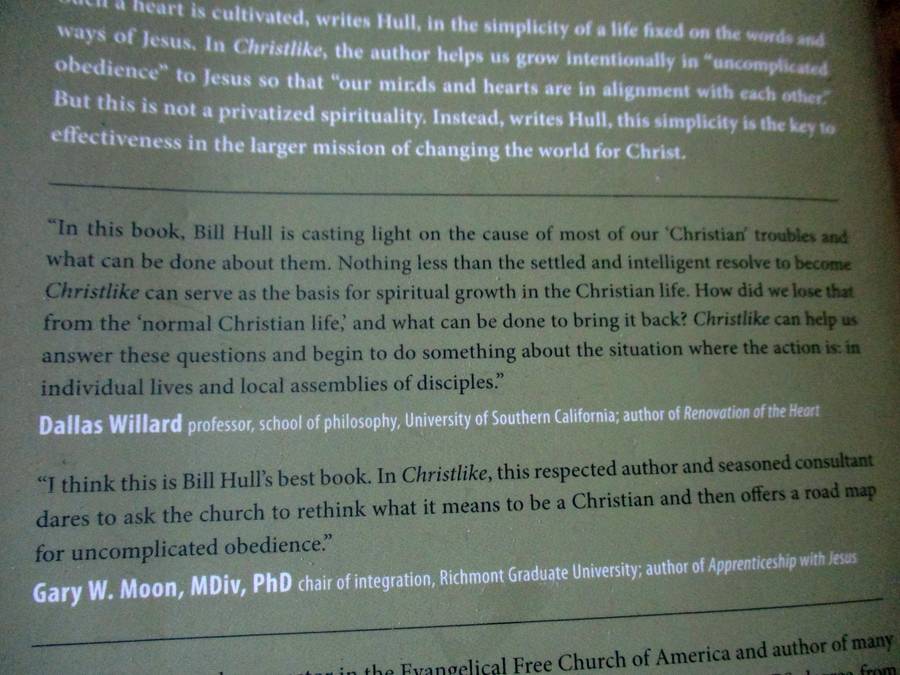 CHRISTLIKE - THE PURSUIT OF UNCOMPLICATED OBEDIENCE - BILL HULL