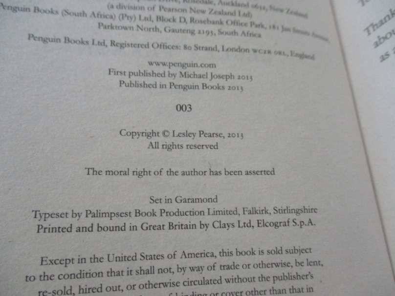 FORGIVE ME - LESLEY PEARSE