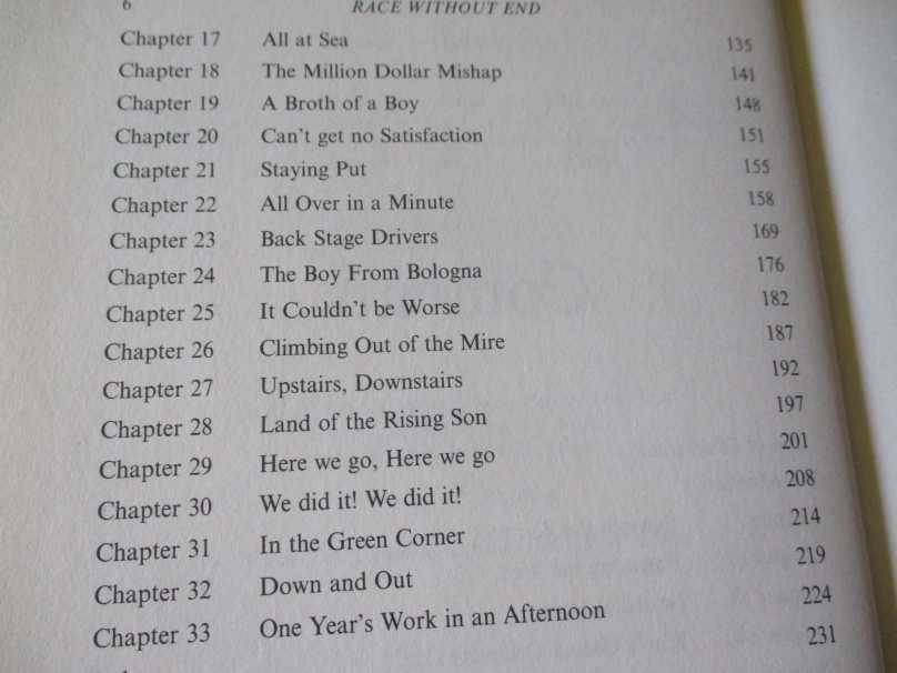 RACE WITHOUT END - THE GRIND BEHIND THE GLAMOUR OF THE SASOL JORDAN GRAND PRIX TEAM - MAURICE H...