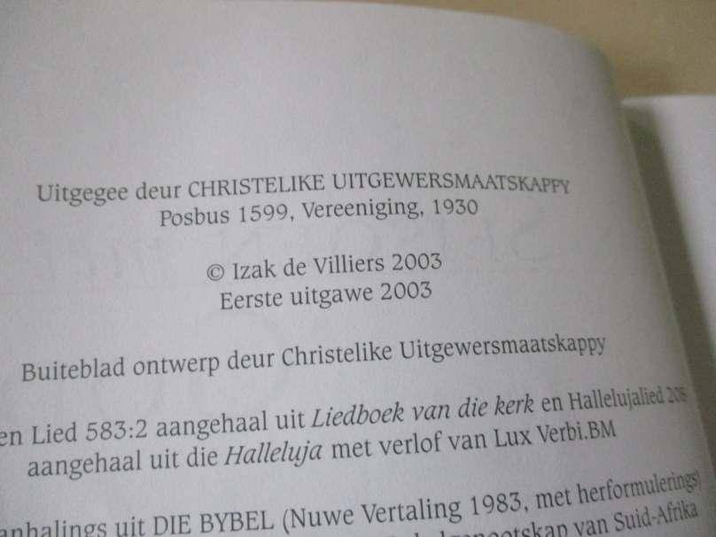 n' SEISOEN MET GOD - 10 ANKERS VAN TROOS IN ONWEERSTYE - IZAK DE VILLIERS