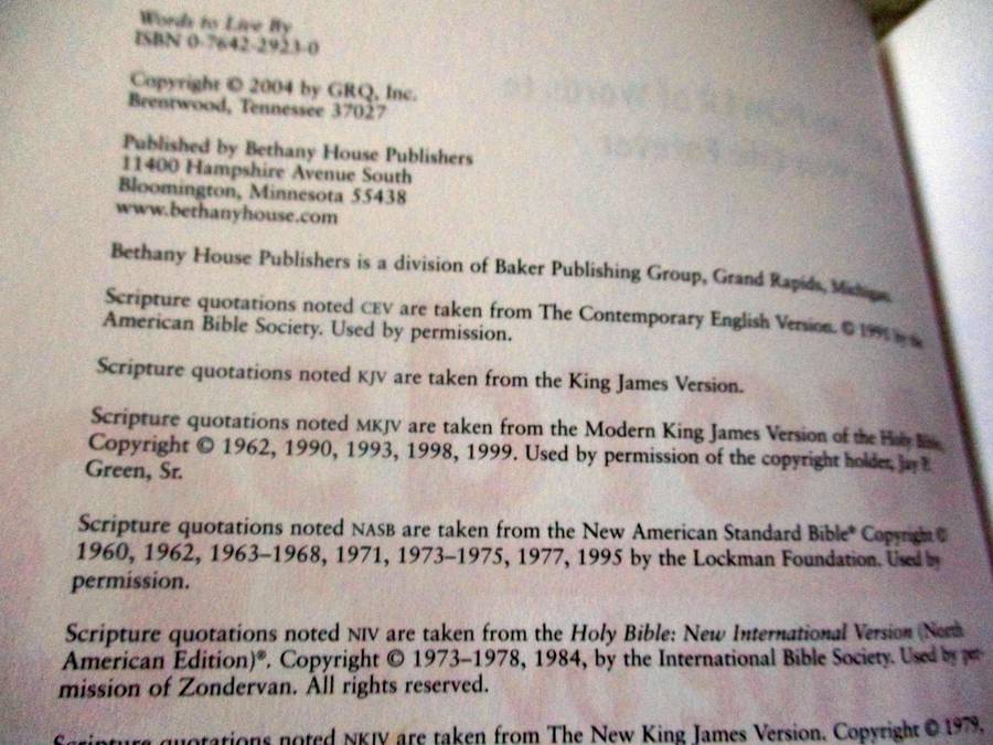 WORDS TO LIVE BY - REFLECTIONS &  INSIGHTS ON THE MOST LIFE-CHANGING & THOUGHT-PROVOKING WORDS IN TH