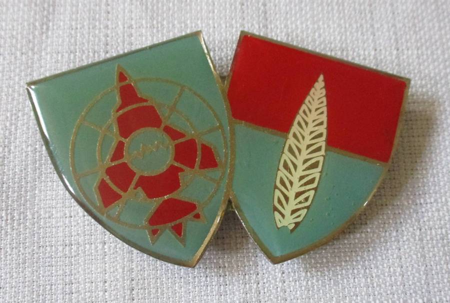SADF - 10 Anti Aircraft/Artillery Air Defence School - Shoulder Flash / Beret Badge