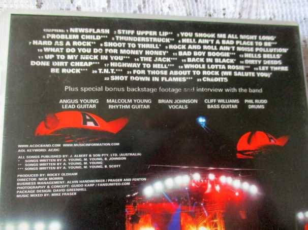 STIFF UPPER LIP AC/DC LIVE DVD