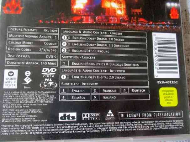 STIFF UPPER LIP AC/DC LIVE DVD