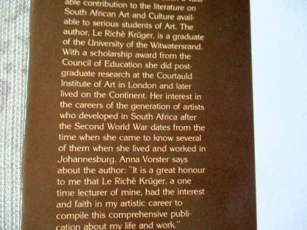 ANNA VORSTER - A BIOGRAPHY - LE RICHE' KRUGER