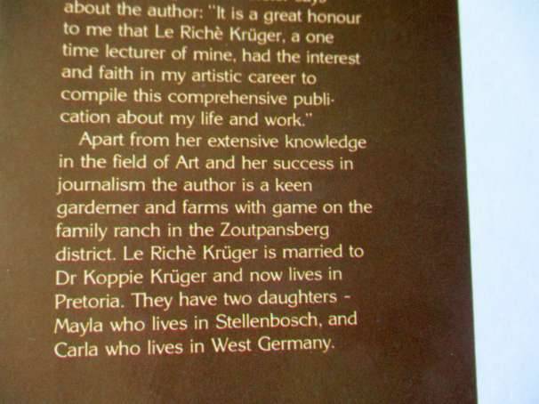 ANNA VORSTER - A BIOGRAPHY - LE RICHE' KRUGER
