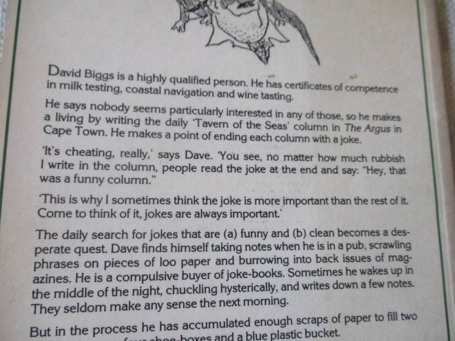 BEST SOUTH AFRICAN JOKES - COMPILED BY DAVID BIGGS