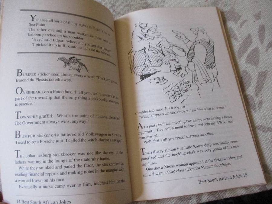 BEST SOUTH AFRICAN JOKES - COMPILED BY DAVID BIGGS