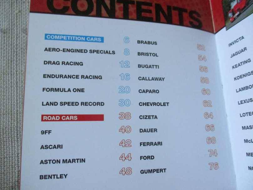 WORLD'S FASTEST CARS - THE FASTEST ROAD AND RACING CARS ON EARTH - HAYNES POCKET MANUAL