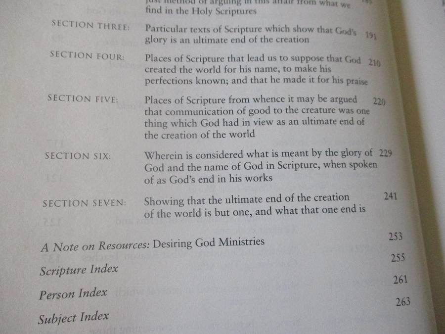 GOD'S PASSION FOR HIS GLORY - LIVING THE VISION OF JONATHAN EDWARDS - JOHN PIPER