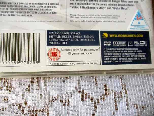 IRON MAIDEN - FLIGHT 666 - THE FILM -  DVD