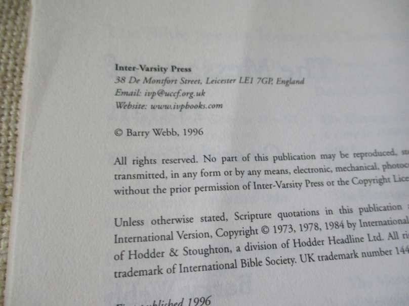 THE BEST OF ISAIAH - BARRY WEBB