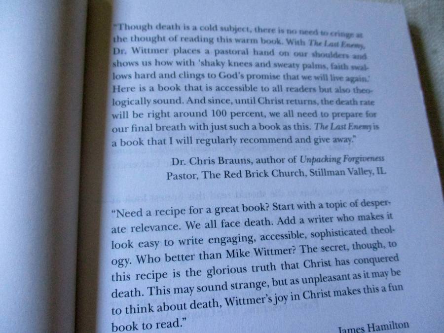 THE LAST ENEMY - PREPARING TO WIN THE FIGHT OF YOUR LIFE - MICHAEL E WITTMER