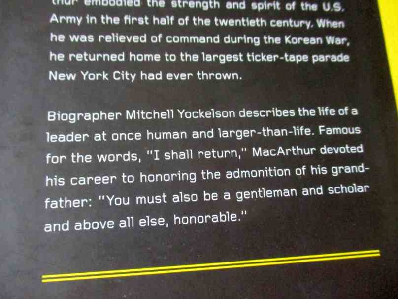 MACARTHUR - AMERICA'S GENERAL - MITCHELL YOCKELSON - THE GENERALS