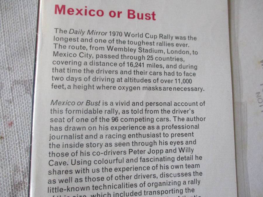 MEXICO OR BUST ! - MARK KAHN