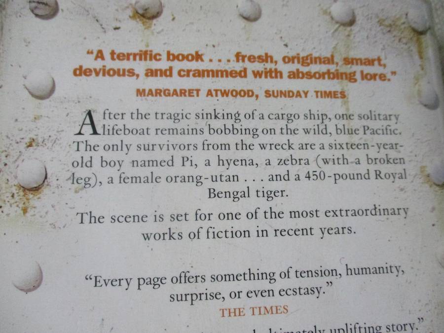 THE LIFE OF Pi - YANN MARTEL