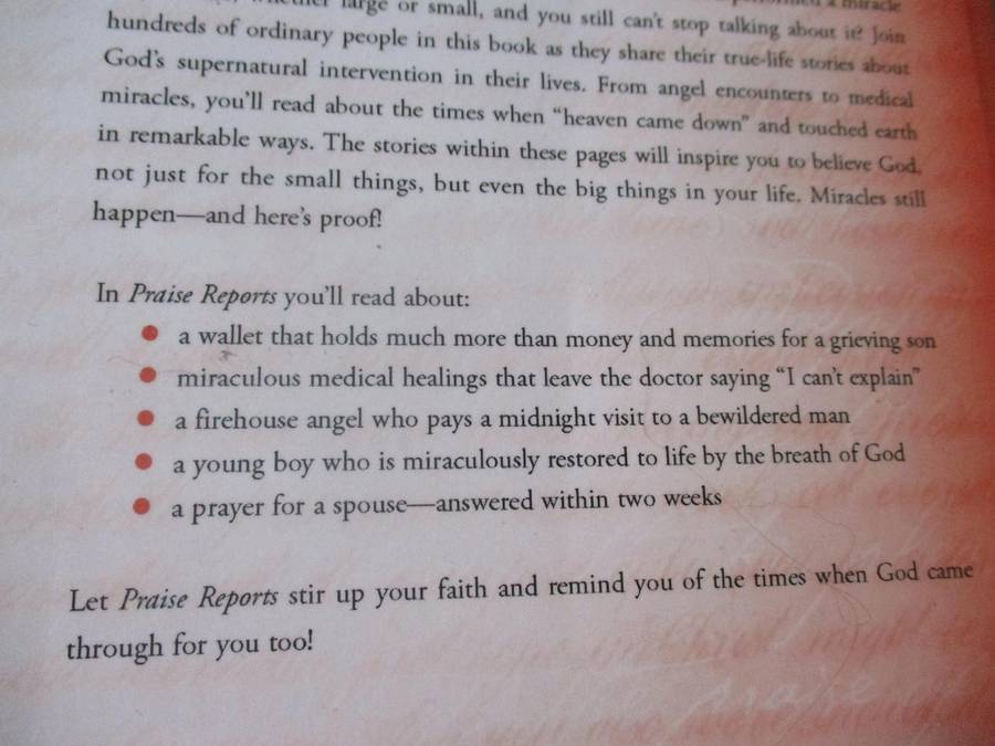 PRAISE REPORTS - INSPIRING REAL-LIFE STORIES OF HOW GOD WORKS MIRACLES TODAY - XULON PRESS