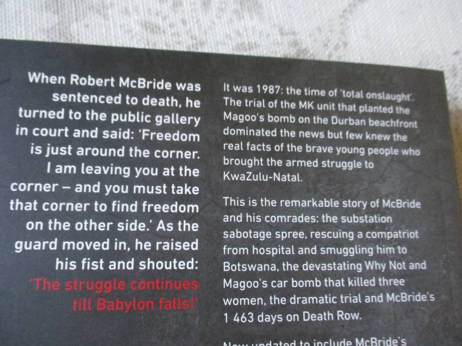 ROBERT MCBRIDE - THE STRUGGLE CONTINUES - BRYAN ROSTRON