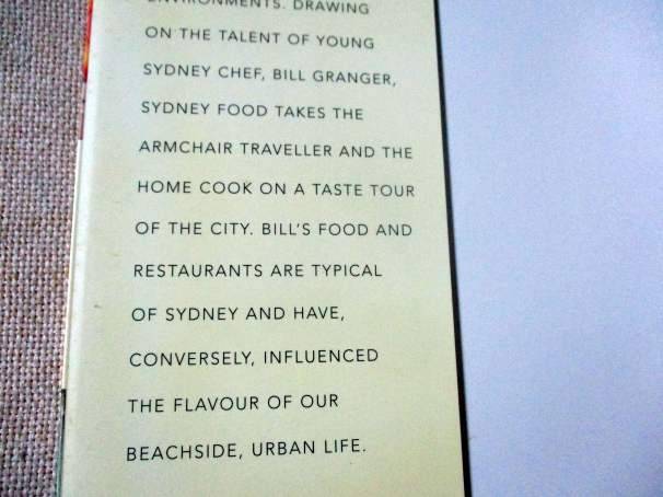 SYDNEY FOOD - BILL GRANGER