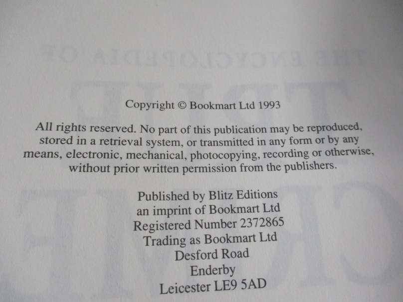 THE ENCYCLOPEDIA OF TRUE CRIME - ALLAN HALL