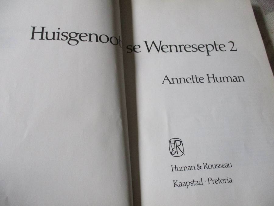 WENRESEPTE 2 - ANNETTE HUMAN