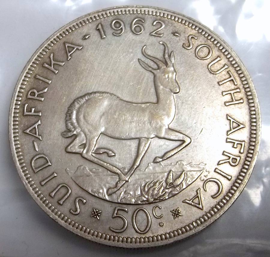 RSA 50 Cents 1962 - Nice condition