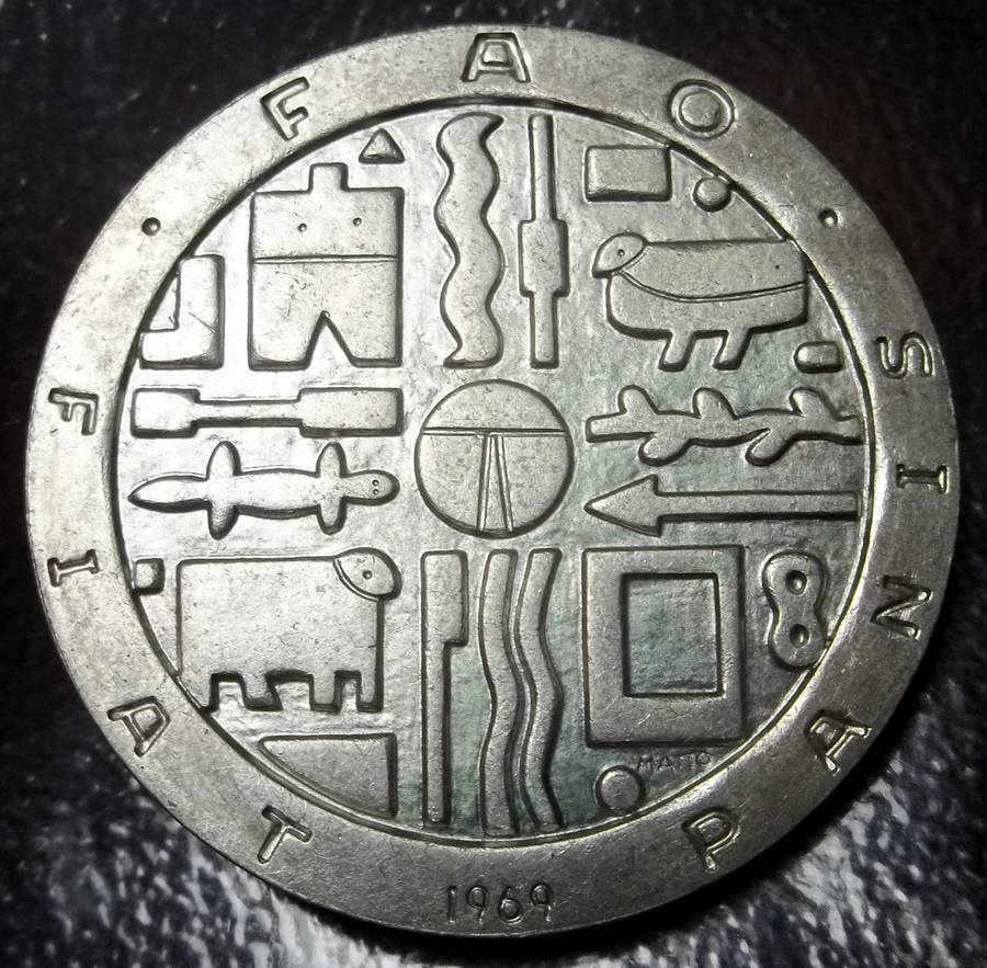 Uruguay 1000 Pesos 1969 - FAO