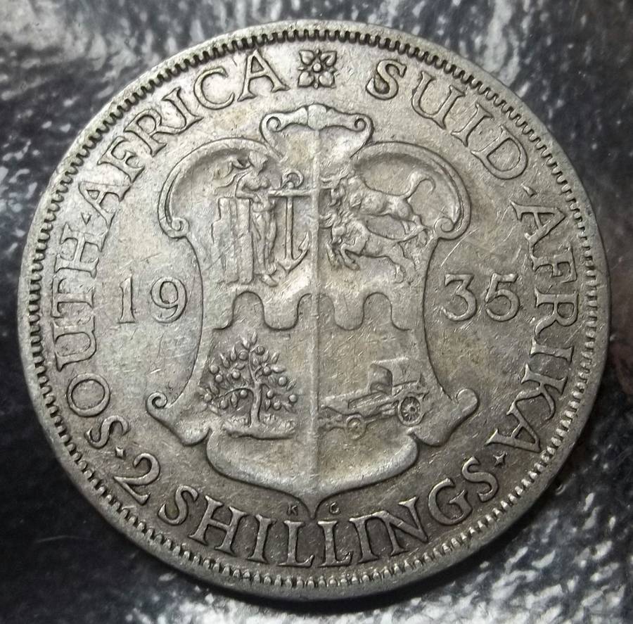 Union 2 Shillings 1935