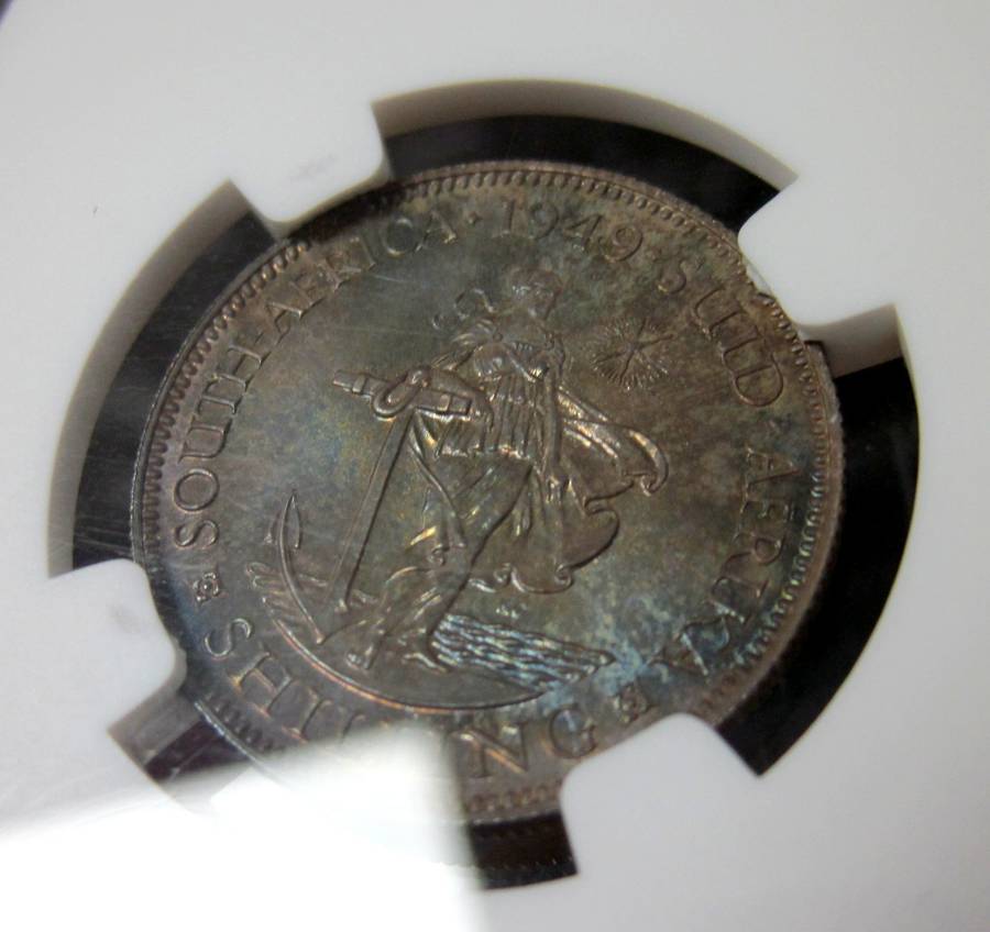 SA Union One Shilling 1949 - NGC PF65