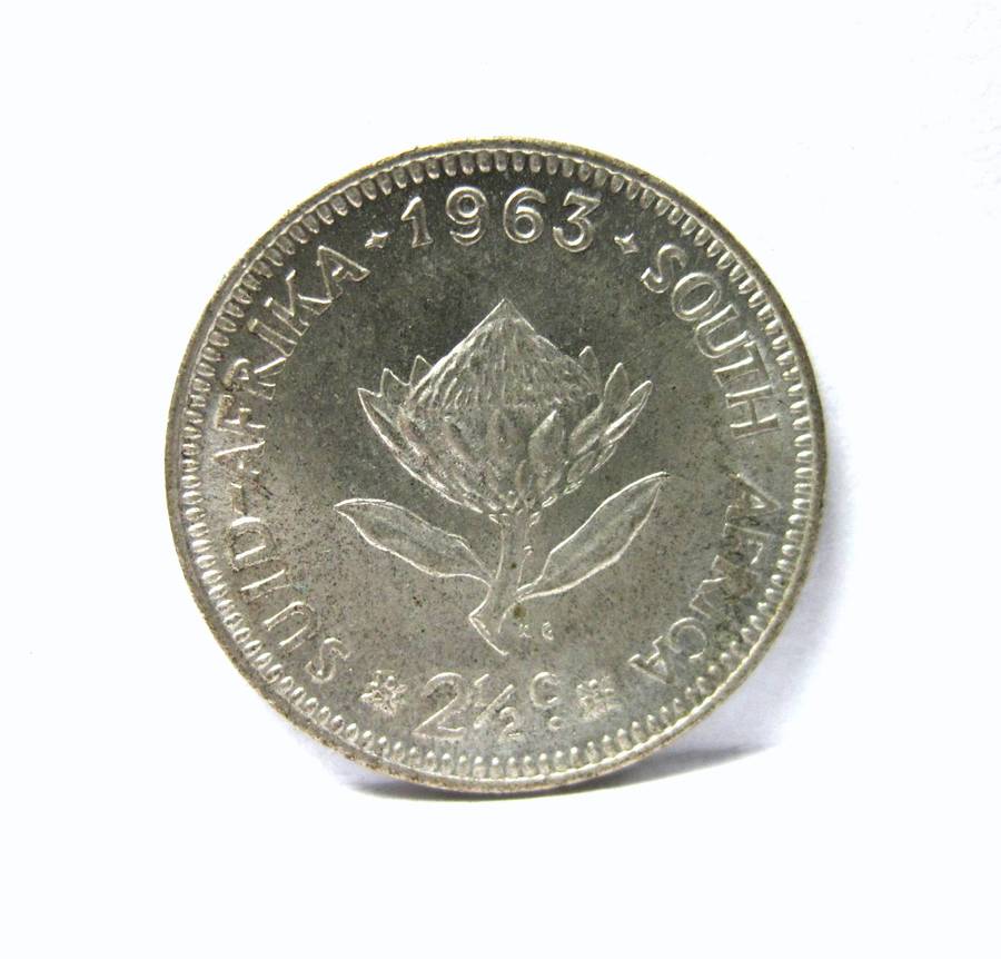 RSA 2.5 Cents 1963 - UNC condition