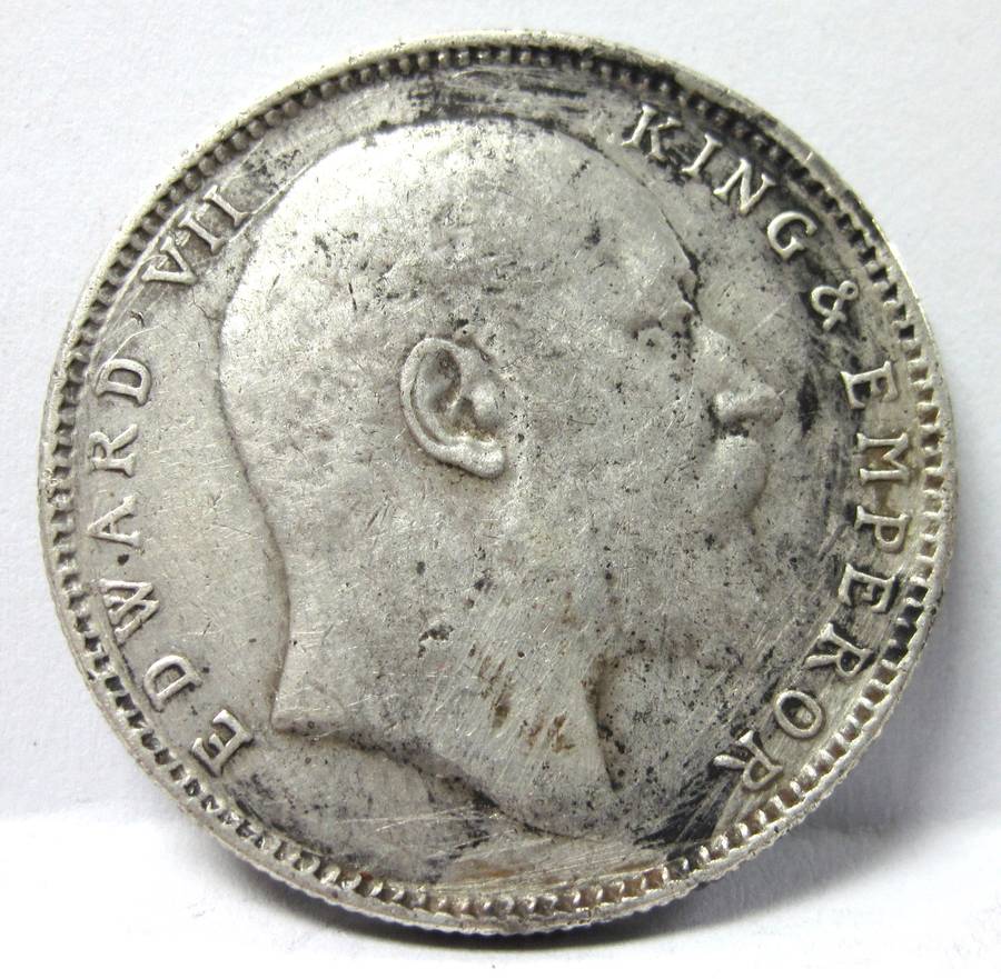 British India 1 Rupee 1905