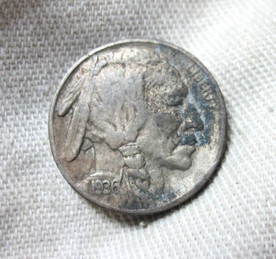 USA 5 Cents 1936S - Buffalo Nickel