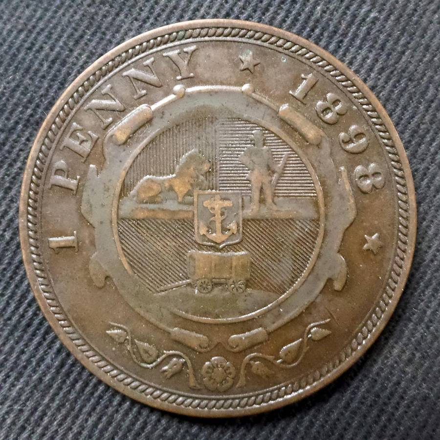 *R1 Auction* ZAR Penny 1898