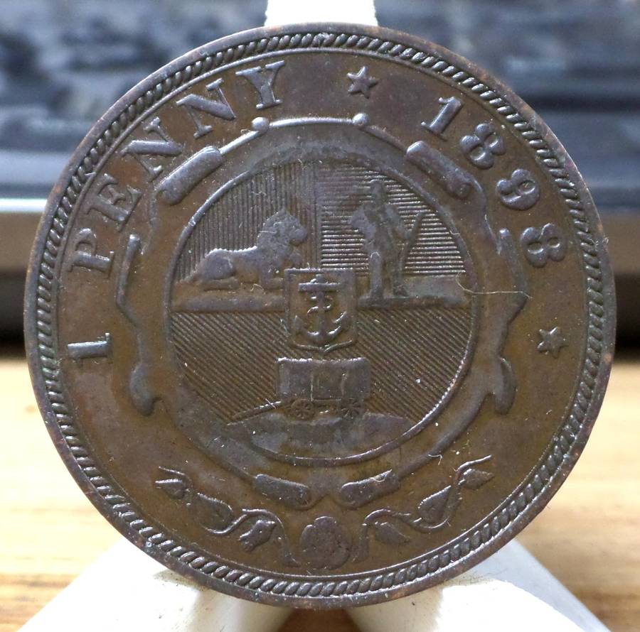 *R1 Auction* ZAR 1 Penny 1898
