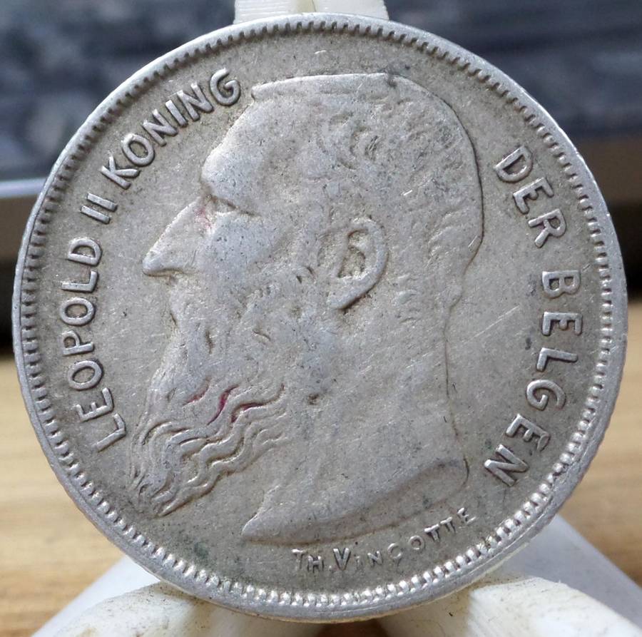 Belgium 2 Francs 1909