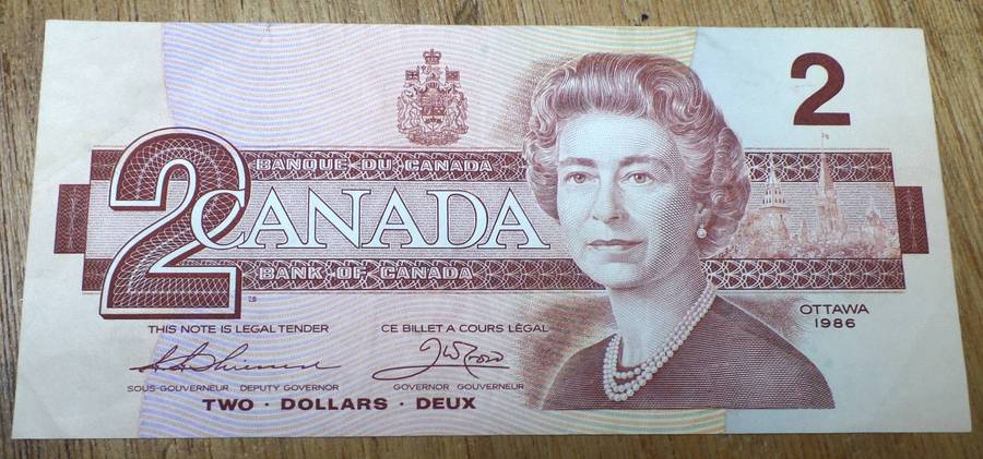 Canada 2 Dollars 1986